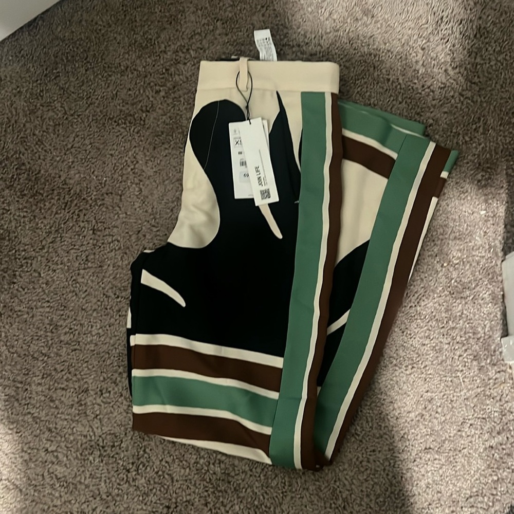 Zara multi pants never worn brand new